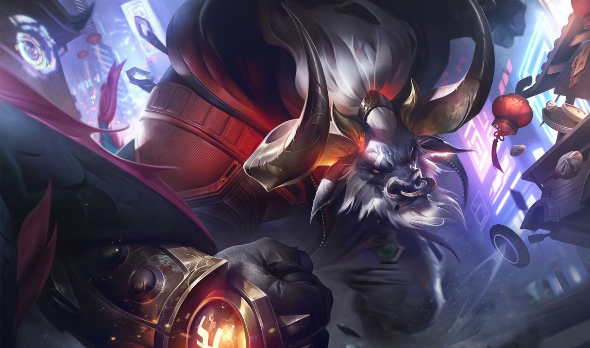 Lunar Beast Alistar skin League of Legends - lore, video, price